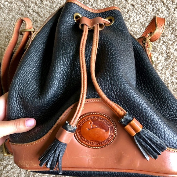 Vintage Dooney & Bourke Drawstring Bucket Bag - Picture 2 of 8